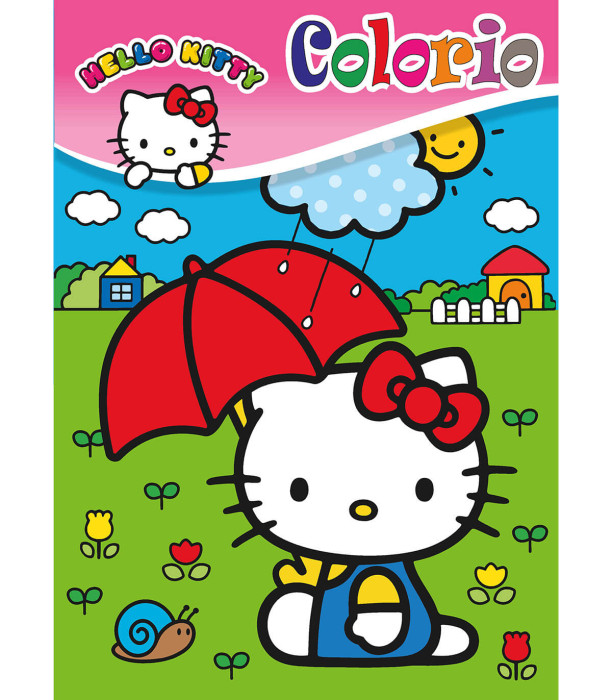 ΒΙΒΛΙΟ ΖΩΓΡΑΦΙΚΗΣ HELLO KITTY COLORIO 32 ΣΕΛΙΔΕΣ 4 ΕΙΔΗ Boek Specials Nederland bv