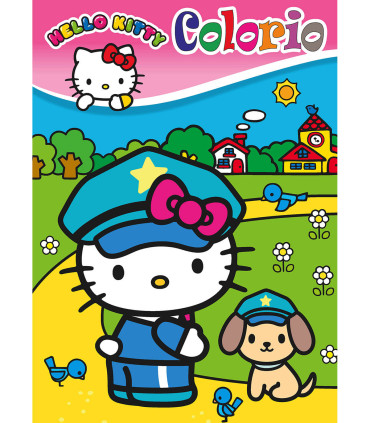 HELLO KITTY COLORING BOOK 32 PAGES 4 TYPES Boek Specials Nederland bv