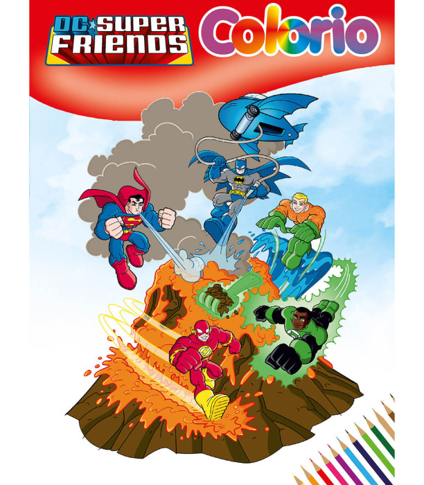 ΒΙΒΛΙΟ ΖΩΓΡΑΦΙΚΗΣ COLORIO WARNER BROS ΗΡΩΕΣ 32 ΣΕΛ. 6 ΤΥΠΟΙ Boek Specials Nederland bv