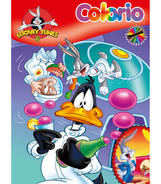 ΒΙΒΛΙΟ ΖΩΓΡΑΦΙΚΗΣ COLORIO WARNER BROS ΗΡΩΕΣ 32 ΣΕΛ. 6 ΤΥΠΟΙ Boek Specials Nederland bv