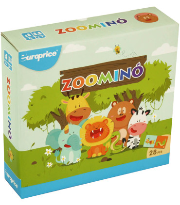 CHILDREN'S MEGA DOMINO WITH ANIMALS 28 PIECES Europrice