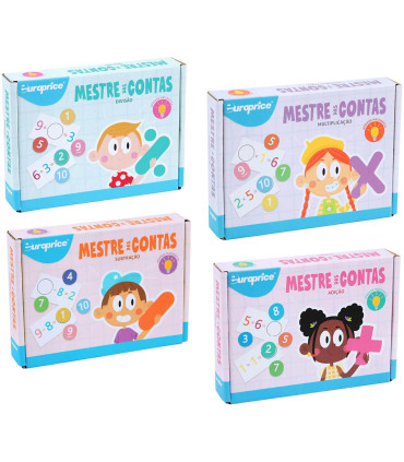 CHILDREN'S GAME LITTLE MATHEMATICIAN 4 TYPES Europrice