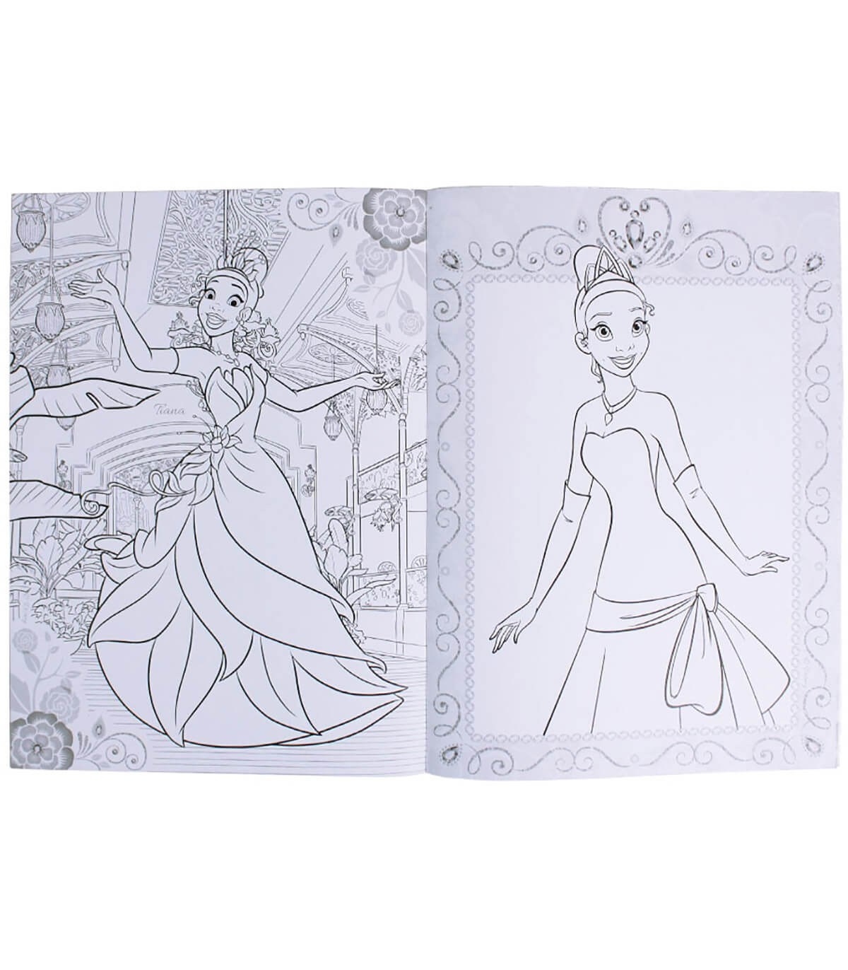 DISNEY PRINCESS COLORING BOOK 24 PAGES + 1000 DIAMOND STICKERS 4 TYPES Europrice