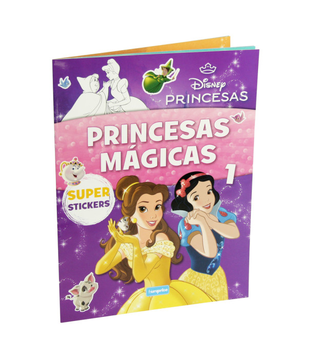 ΒΙΒΛΙΟ ΖΩΓΡΑΦΙΚΗΣ DISNEY PRINCESS 16 ΣΕΛΙΔΕΣ + ΑΥΤΟΚΟΛΛΗΤΑ 3 ΕΙΔΗ Europrice