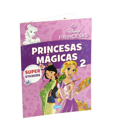 DISNEY PRINCESS COLORING BOOK 16 PAGES + 3 TYPES OF STICKERS Europrice