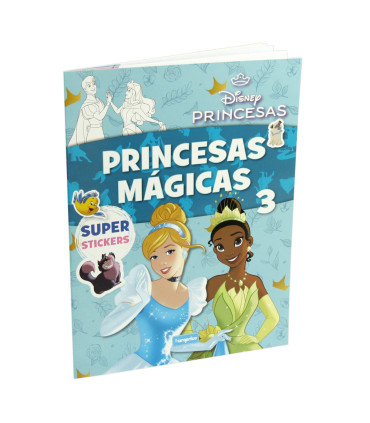 DISNEY PRINCESS COLORING BOOK 16 PAGES + 3 TYPES OF STICKERS Europrice