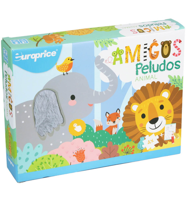CHILDREN'S PUZZLE 4 IN 1 WITH LARGE PIECES + COLORING BOOK 4 TYPES Europrice