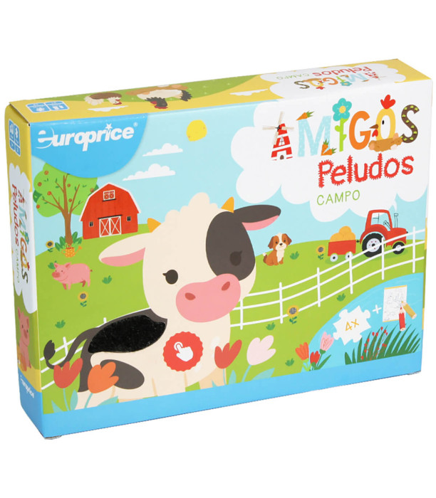 CHILDREN'S PUZZLE 4 IN 1 WITH LARGE PIECES + COLORING BOOK 4 TYPES Europrice