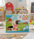 CHILDREN'S PUZZLE 4 IN 1 WITH LARGE PIECES + COLORING BOOK 4 TYPES Europrice