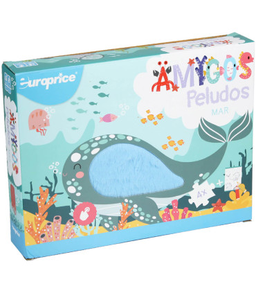 CHILDREN'S PUZZLE 4 IN 1 WITH LARGE PIECES + COLORING BOOK 4 TYPES Europrice