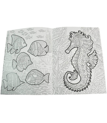 HARDCOVER COLORING BOOK 64 PAGES 4 TYPES Europrice