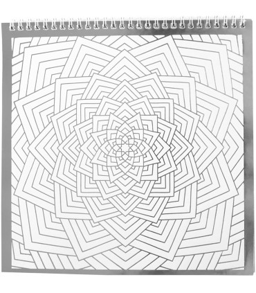 COLORING BOOK WITH 12 SILVER PAGES, 2 TYPES Europrice