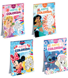 ΤΕΤΡΑΔΙΟ ΒΙΒΛΙΟ ΖΩΓΡΑΦΙΚΗΣ DISNEY ARTE COLORIDA 64 ΣΕΛΙΔΕΣ 4 ΕΙΔΗ Europrice