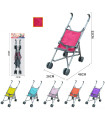 METAL DOLL STROLLER 6 COLORS