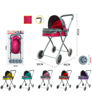 WINTER DOLL STROLLER 3 COLORS Armtoys