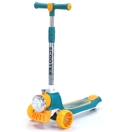 CHILDREN'S SCOOTER WITH LIGHT-UP HEADLIGHT 3 COLORS Armtoys