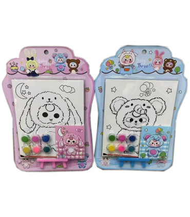 CHILDREN'S PAINTING SET WITH VARIOUS TYPES OF PAINTS Armtoys