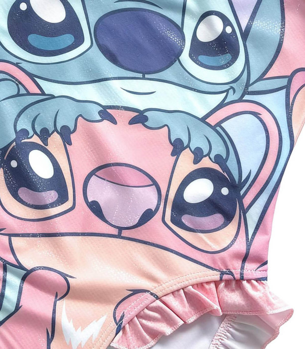 Παιδικό ολόσωμο μαγιό Stitch ροζ 5-12 ετών. Cerda