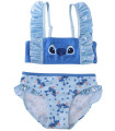 KIDS' 2-PIECE SWIMSUIT STITCH 5-12 YEARS.