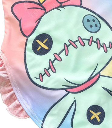 Παιδικό ολόσωμο μαγιό Stitch ροζ 5-12 ετών. Cerda
