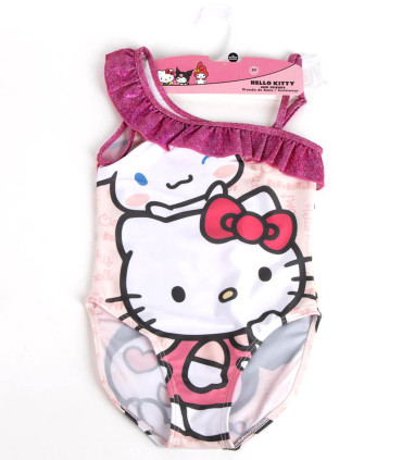 CHILDREN'S ONE-PIECE SWIMSUIT HELLO KITTY 4-10 YEARS. Cerda