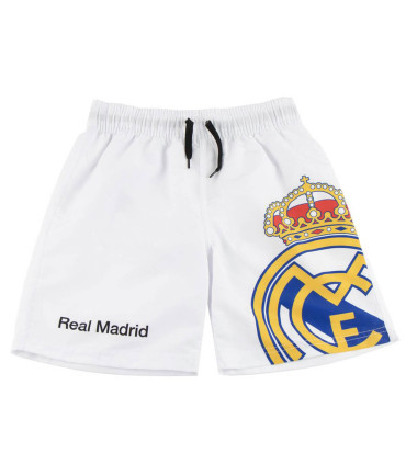 CHILDREN'S SWIM SHORTS REAL MADRID WHITE 6-14 YEARS Cerda