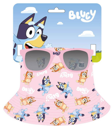 CHILDREN'S BEANIE 51 CM + BLUEY SUNGLASSES Cerda