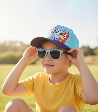 CHILDREN'S CAP WITH VISOR 51 CM + SUNGLASSES BLUEY Cerda