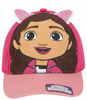 CHILDREN'S CAP WITH VISOR AND GABBY'S DOLLHOUSE PATCH 53 CM Cerda
