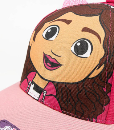 CHILDREN'S CAP WITH VISOR AND GABBY'S DOLLHOUSE PATCH 53 CM Cerda