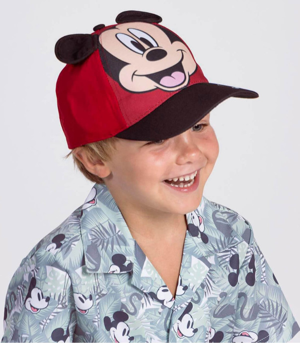 Παιδικό καπέλο με γείσο και εφαρμογή Mickey 53 εκ Cerda