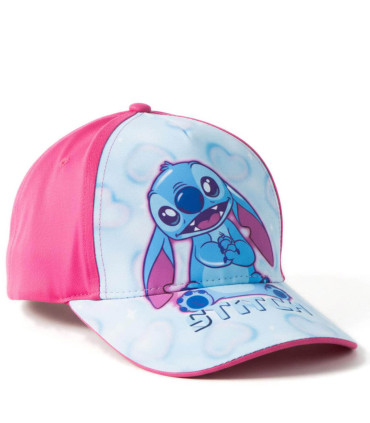 CHILDREN'S CAP WITH VISOR 53 CM STITCH PINK Cerda