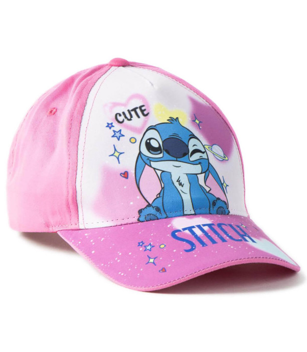 CHILDREN'S CAP WITH VISOR 53 CM STITCH PINK Cerda