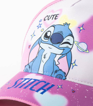 CHILDREN'S CAP WITH VISOR 53 CM STITCH PINK Cerda