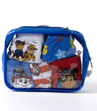 BOYS' UNDERWEAR 5 PCS IN PAW PATROL BAG 2-8 YEARS Cerda