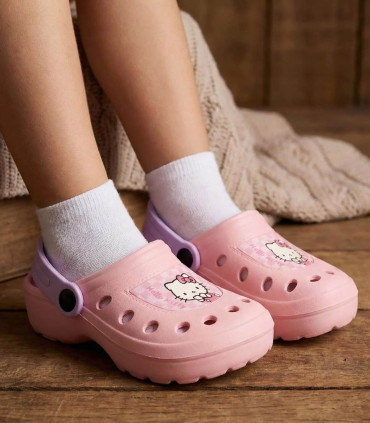 CHILDREN'S CROCS SLIPPERS HELLO KITTY 2 COLORS 24-31 Cerda