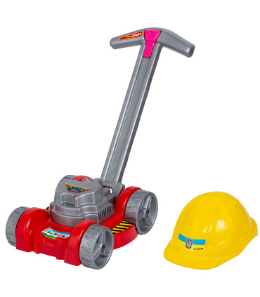 CHILDREN'S LAWNMOWER WITH HELMET AND SOUND IN NET Bamsic