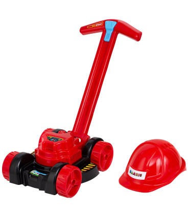 CHILDREN'S LAWNMOWER WITH HELMET AND SOUND IN NET Bamsic