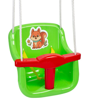 CHILDREN'S SWING WITH ANIMALS 4 COLORS Bamsic