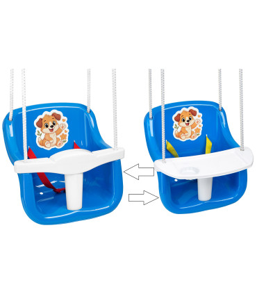 CHILDREN'S SWING WITH TABLE 2 IN 1 4 COLORS Bamsic