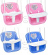 CHILDREN'S SWING WITH TABLE 2 IN 1 PINK/BLUE Bamsic