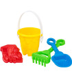 SMALL SAND BUCKET 4 PIECES