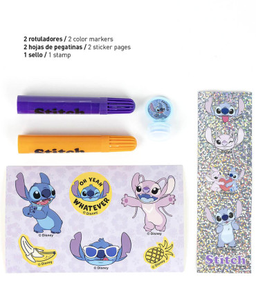 DRAWING SET WITH NOTEBOOK AND STICKERS STITCH Cerda