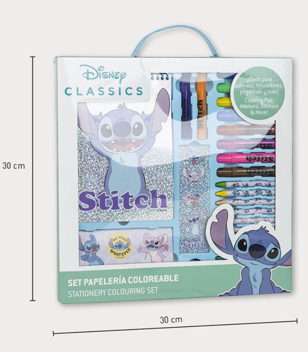 DRAWING SET WITH NOTEBOOK AND STICKERS STITCH Cerda