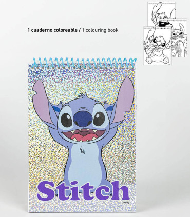 DRAWING SET WITH NOTEBOOK AND STICKERS STITCH Cerda