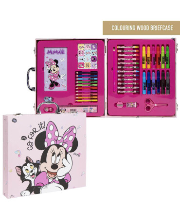 DRAWING SET IN A SUITCASE WITH METAL HANDLE MINNIE Cerda