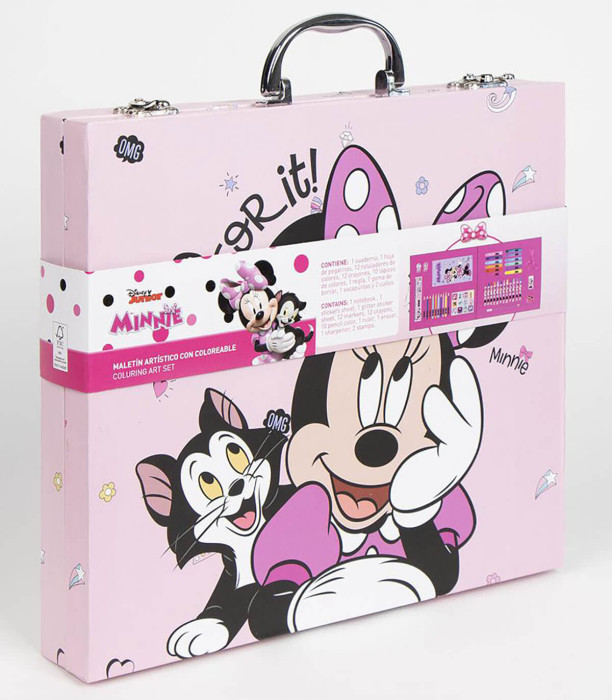 DRAWING SET IN A SUITCASE WITH METAL HANDLE MINNIE Cerda
