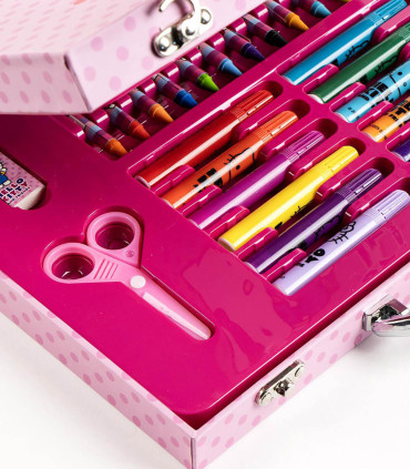 DRAWING SET IN A SUITCASE WITH METAL HANDLE HELLO KITTY Cerda