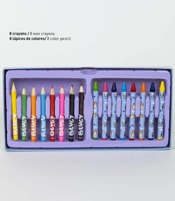 THREE-STORY DRAWING SUITCASE BLUEY Cerda