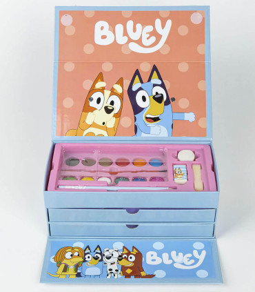 THREE-STORY DRAWING SUITCASE BLUEY Cerda